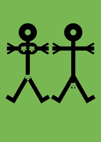 Adam and Eve Icon, 2006 by Thisisnotme Thisisnotme
